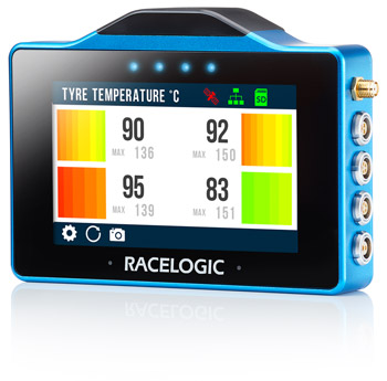 VBOX Touch Tyre Temp Screen